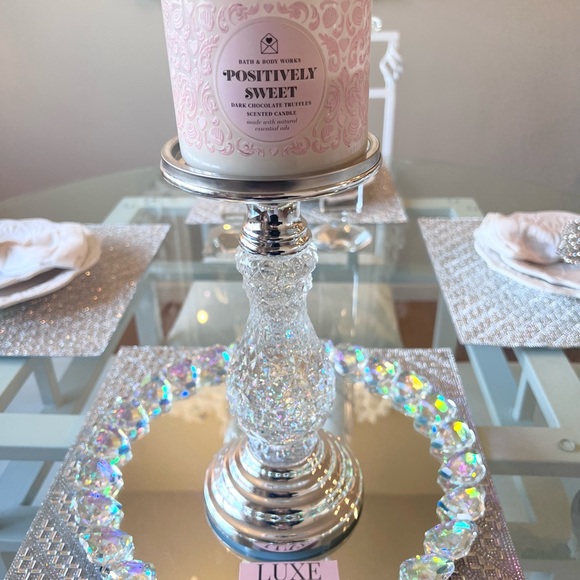 Bath & Body Works Accents Bath And Body Works Glitter Water Candle